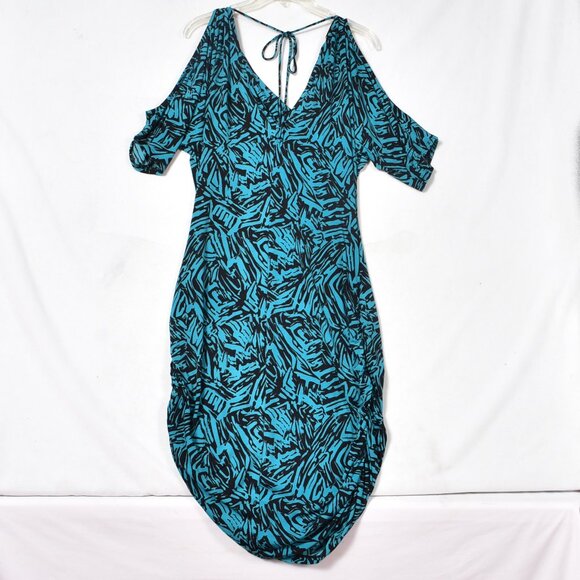 Dot's Women's Size 1X MultiColor Plus Dress - Picture 6 of 6